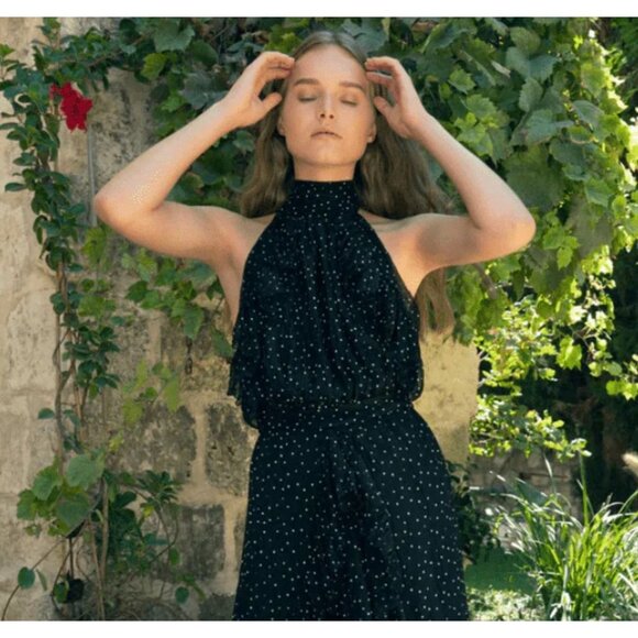 NWT Sabina Musayev Joanne Top, Black, XS - Picture 1 of 16